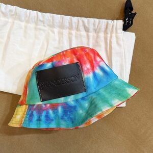 JW ANDERSON Multicolor Tie-Dye Rainbow Bucket Hat
